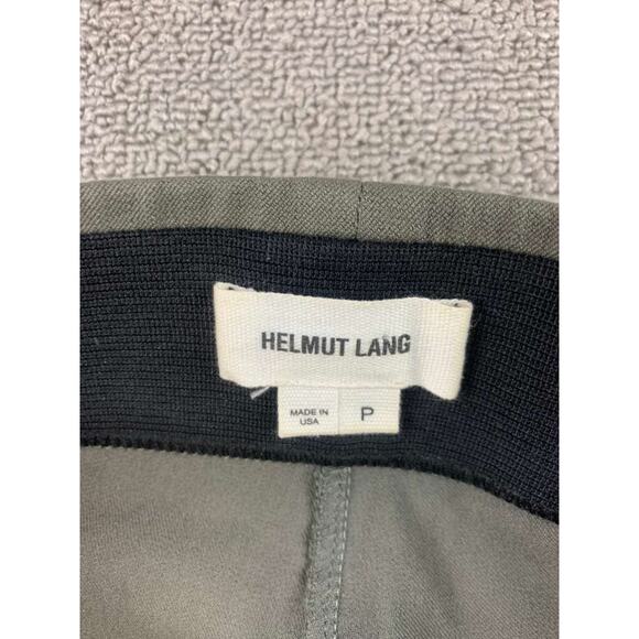 Y2K Helmut Lang Women P XS Olive Green Stretch Slim Pull On Leggings USA Made - Picture 3 of 8
